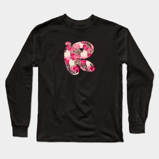 Monogram Letter R Long Sleeve T-Shirt